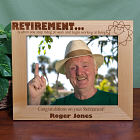 Personalized Retirement Wood Picture Frame
